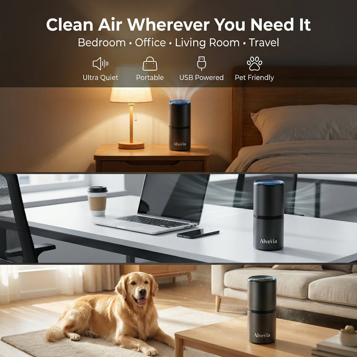 Alvevia™ Ionic Air Purifier